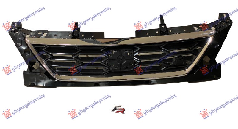 PVC maska crna komplet (HROM OKVIR) (FR)