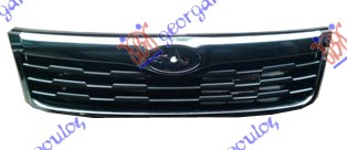PVC maska hrom/siva