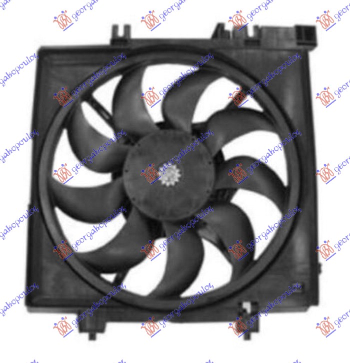 Ventilator komplet (2.0 TURBO) (335mm) (2 PIN)