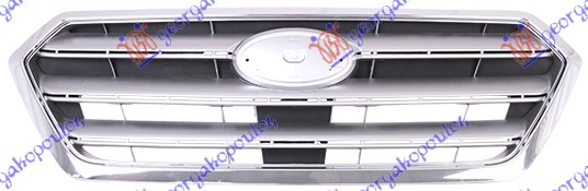 PVC maska siva/hrom (OUTBACK)