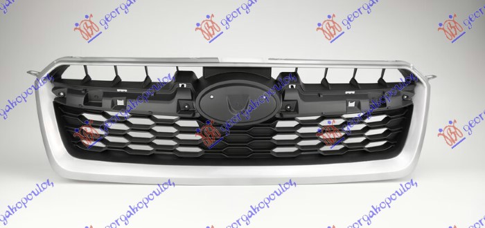 PVC maska (SREBRNI OKVIR) -2015