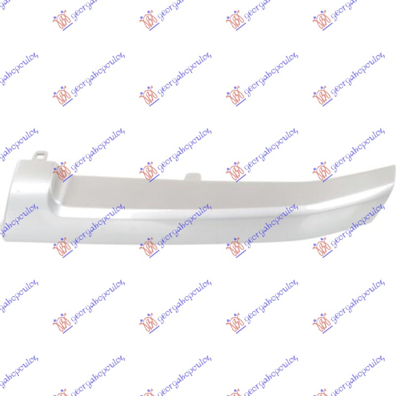 Lajsna PVC maske srebrna L