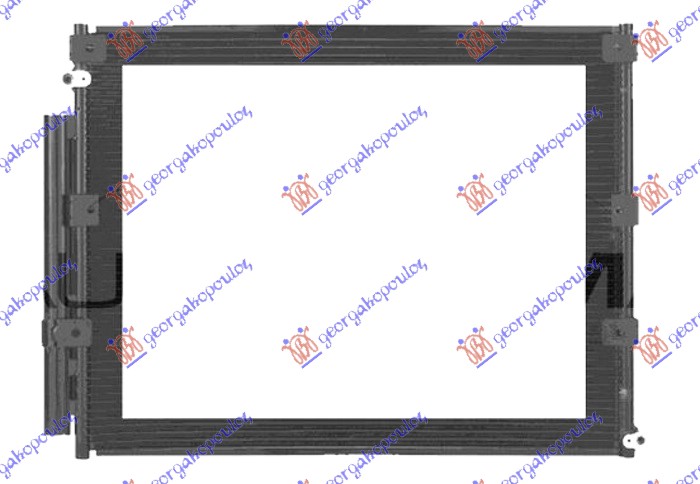Hladnjak klime 4.7 benzin 2002- / 4.2 td dizel (691x541x16)