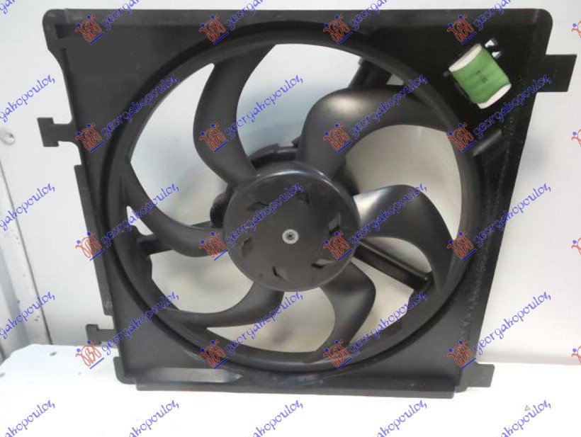 Ventilator komplet (BENZIN) (+AC) (340mm) (3 PIN)