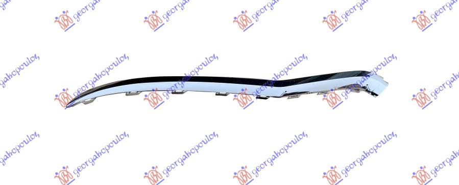 Lajsna PVC maske donja hrom L