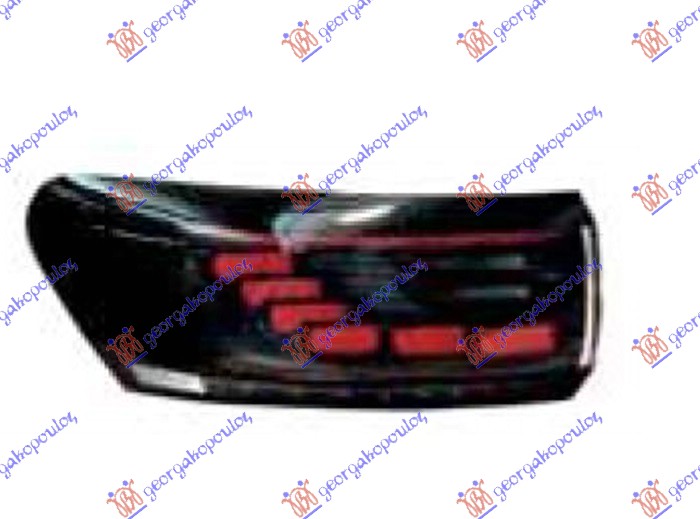 Stop lampa spoljašnja 3 vrata (LED) (DYNAMIC) (ORIGINALNI) L